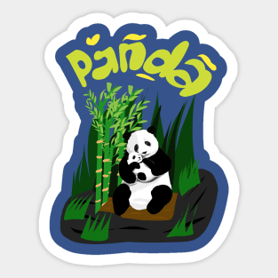 Little panda and mom s Sticker